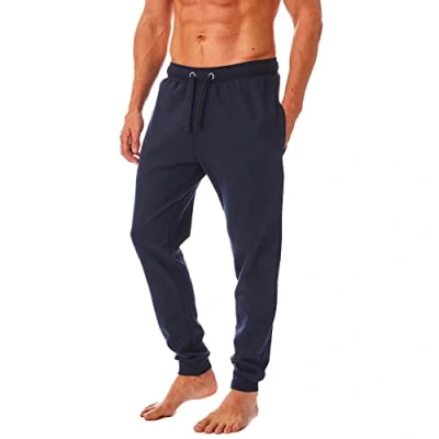 Abbildung von Iron Mountain IMPNT206 Herren Recycelte Garn Öko freundliche Jogginghose mit Bündchen, Marine, XL