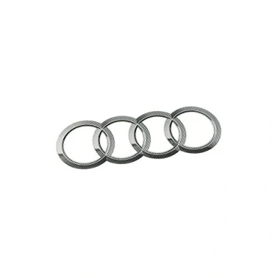 Abbildung von Audi 8R0060306 Ringe Emblem Logo Aufkleber Sticker Kennschild 95x56mm, chrom