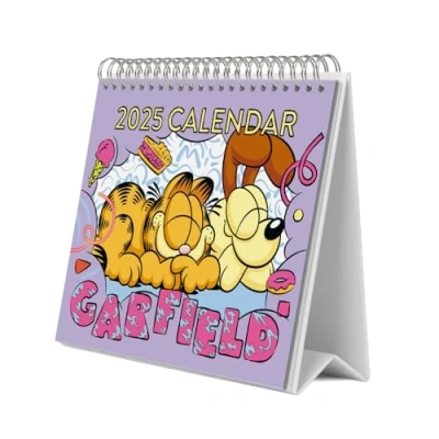 Abbildung von Grupo Erik Kalender 2025 Tischkalender Garfield Familienplaner zum Aufstellen 20 x 17 cm Jahreskalender