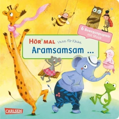 Abbildung von Hör mal (Soundbuch) Verse für Kleine Aramsamsam Zum Hören, Schauen und Mitmachen ab 18 Monaten. Beliebte Bewegungsspiele mit Musik Spielanleitungen(kein Lied oder Text)