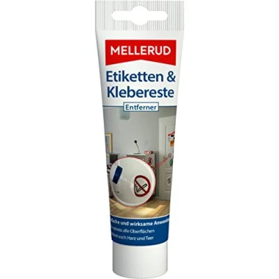 Abbildung von MELLERUD Etiketten &amp; Klebereste Entferner 1 x 75ml Wirkungsvolles Reinigungsmittel zum Entfernen von Aufklebern und auf nahezu Allen Oberflächen