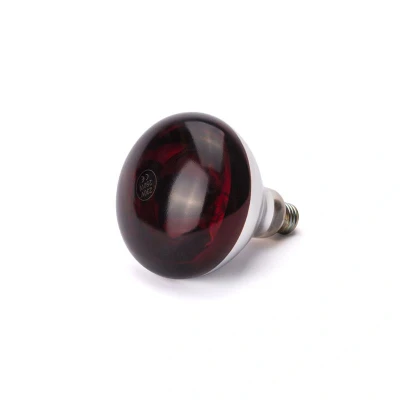 Abbildung von HENDI Infrarotlampe 230 V 250 W Durchmesser: 12,5 cm rot E27 Befestigung, Wärmelampe
