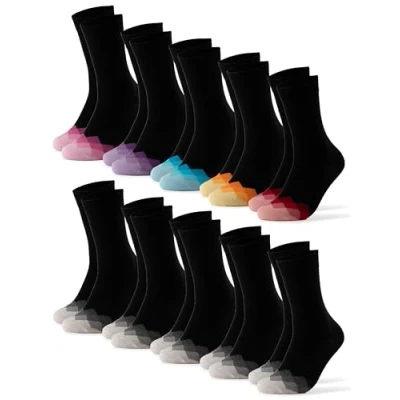 Abbildung von Occulto Damen Bunte Socken 10er Pack (Modell: Evelin) Mix1 35 38