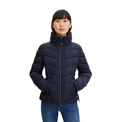 Abbildung von TOM Tailor Winterjacke, Damen, Größe: Medium, Navy midnight blue