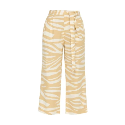 Abbildung von s.Oliver Culotte Stoffhose, Damen, Größe: 46, Beige