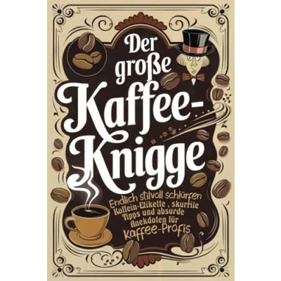 Abbildung von Der große Kaffee Knigge: Endlich stilvoll schlürfen Koffein Etikette, skurrile Tipps und absurde Anekdoten für Profis Das perfekte Geschenk Kaffeeliebhaber