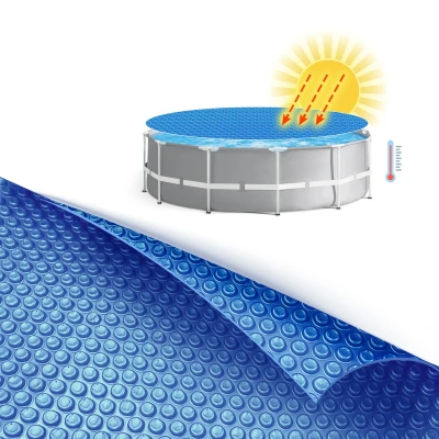 Abbildung von Comfort Pool Solarabdeckung rund 366 cm heizt und isoliert