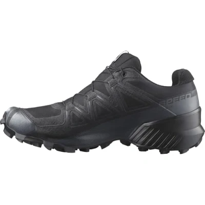 Abbildung von Salomon Speedcross Gore Tex Wasserdichte Herren Trail Laufschuhe, Wetterschutz, Aggressiver Grip, Präzise Passform, Black, 43 1/3
