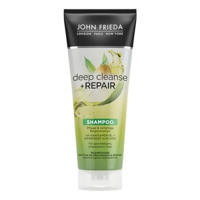 Abbildung von John Frieda Deep Cleanse &amp; Repair Shampoo Inhalt: 250 ml Pflege sofortige Regeneration Mit nährender Avocado