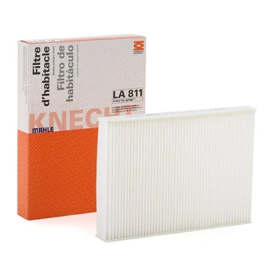 Abbildung von MAHLE ORIGINAL LA 811 Innenraumfilter Partikelfilter 255,0 181 35,0 VOLKSWAGEN: up! Hatchback, load Van, SEAT: Mii, SKODA: Citigo