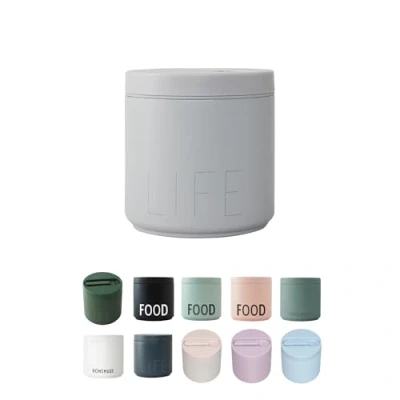 Abbildung von Design Letters Thermobehälter für Essen Lunchbox Erwachsene Thermobox Doppelwandig Isoliert BPA Frei Thermoschüssel To Go, Warmes 520 Ml