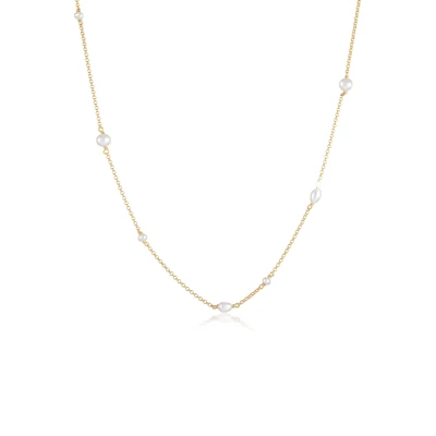 Abbildung von Elli Basic Elegant Halskette goldcoloured, Damen, Größe: 45, Gold coloured