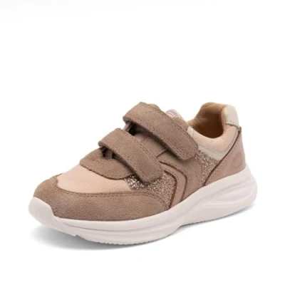 Abbildung von Bisgaard YUKI Glitter Sneaker low für Kinder, Größe: 30, Taupe Schuhe