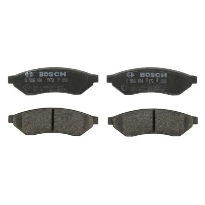 Abbildung von BOSCH 0 986 494 172 Bremsbelagsatz Low Metallic mit Anti Quietsch Blech, Montageanleitung CHEVROLET: Epica Saloon