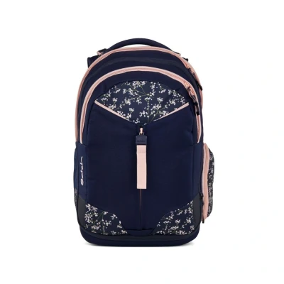 Abbildung von satch match ab 5. Klasse, ergonomisch, 35 L Stauraum, standfest, Organisationstalent Bloomy Breeze Dunkelblau