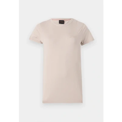 Abbildung von BOSS Elogo Tshirt basic, Damen, Größe: Small, Open beige