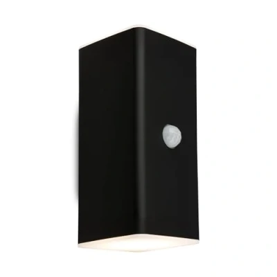 Abbildung von BRILONER LED Wandlampe Akku mit Bewegungsmelder, Dämmerungssensor, 20 sek. Timer, Aussenlampe, Wandleuchte aussen, Strahler, Außenleuchte, Außenwandleuchte, 15,5x6,5x8,5 cm (HxBxT), Schwarz