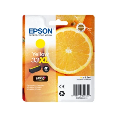 Abbildung von Epson 33XL (C13T33644012) Gelb Druckerpatrone Hohe Kapazität (Original)