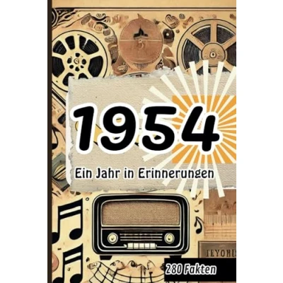 Abbildung von 1954 Ein Jahr voller Erinnerungen: Das ultimative Geschenk mit den 280 wichtigsten Ereignissen des Jahres