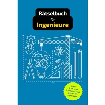 Abbildung von Rätselbuch für Ingenieure: Tolles Geschenk Ingenieure. Worträtsel und knifflige Herausforderungen in einem Kreuzworträtselheft.