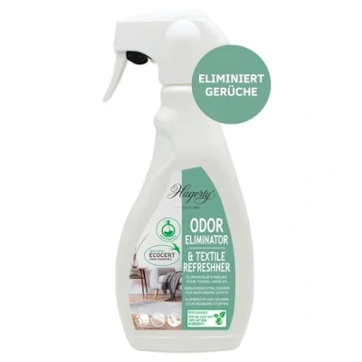 Abbildung von Hagerty Odor Eliminator 500 ml I Textilerfrischer zur Beseitigung von Gerüchen Effizienter Enzymreiniger und Geruchsneutralisierer für Haustiere &amp; Haushalt Haustiergeruchsentferner