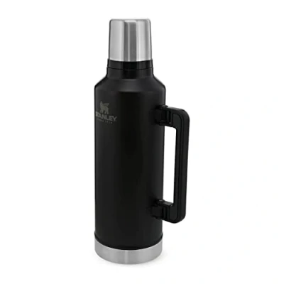 Abbildung von Stanley Classic Legendary Thermosflasche 2.3L Thermos Hält 48 Stunden Heiß Oder Kalt Edelstahl Thermoskanne BPA Frei Spülmaschinenfest Matte Black