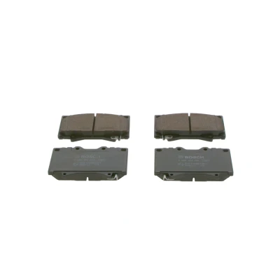 Abbildung von BOSCH 0 986 424 640 Bremsbelagsatz Low Metallic mit akustischer Verschleißwarnung Anti Quietsch Blech, Montageanleitung