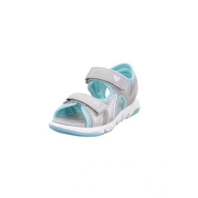 Abbildung von Superfit Pebbles Sandale, Hellgrau/Hellgrün 9500, 28 EU