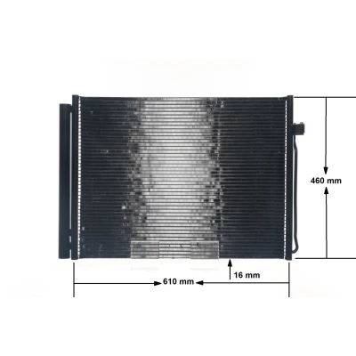 Abbildung von MAHLE ORIGINAL AC 405 000S Klimakondensator mit Trockner 590 BMW: X5, X6