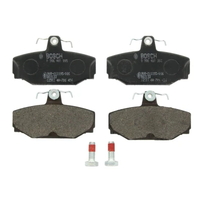 Abbildung von BOSCH 0 986 460 995 Bremsbelagsatz Low Metallic mit Schrauben Zubehör VOLVO: V70 I, 850 Estate, XC70 I Cross Country