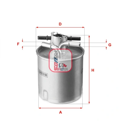Abbildung von Kraftstofffilter SOFIMA S4026NR
