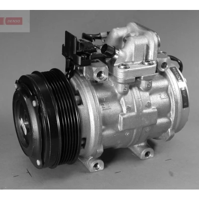 Abbildung von DENSO DCP17001 Kompressor 10P15C 12 PAG 46 R 134a mit Magnetkupplung MERCEDES BENZ: W124 Saloon, Estate