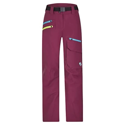 Abbildung von Ziener Mädchen Aileen Ski Hose Schnee wasserdicht winddicht warm, Purple Plum, 176 EU