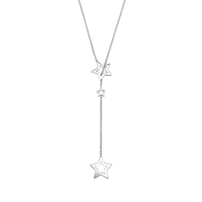 Abbildung von Elli Halskette Damen Y Kette Stern Anhänger Filigran in 925 Sterling Silber