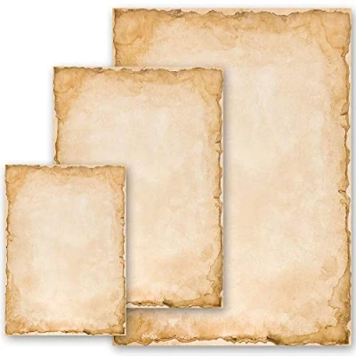 Abbildung von 50 Blatt Briefpapier Altes Papier Geschichte VINTAGE DIN A4 Format Paper Media