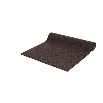 Abbildung von andiamo Kunstrasen Outdoor wasserdurchlässig, Rasenteppich wetterfest, Drainage Noppen, UV beständig, für Balkon und Garten, Farbe:Braun, Größe:200 x 600 cm