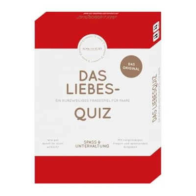 Abbildung von Das Liebesquiz: Ein kurzweiliges Fragespiel Für Paare tiefgründige Gespräche Ideales Geschenk zum Jahrestag, Valentinstag oder zur Hochzeit (Elma van Vliet Quizze &amp; Fragespiele)