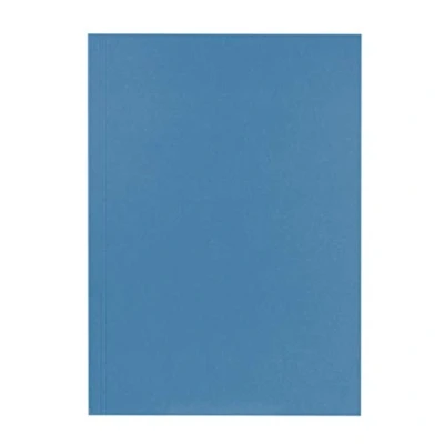Abbildung von Original Falken 100er Pack Aktendeckel. Made in Germany. Aus Recycling Karton für DIN A4 blau Blauer Engel Hefter ideal das Büro und Schule die mobile Organisation
