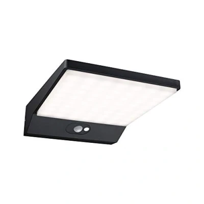 Abbildung von Paulmann 94332 LED Außenleuchte Außenwandleuchte IP44 Warmweiß incl. 1x10,5 Watt Außenbeleuchtung Dunkelgrau Außenlampe Aluminium Gartenlampe 3000 K