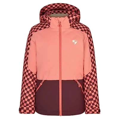 Abbildung von Ziener Mädchen AMELY Ski Jacke, Winterjacke wasserdicht, winddicht, warm, chessboard print, 116