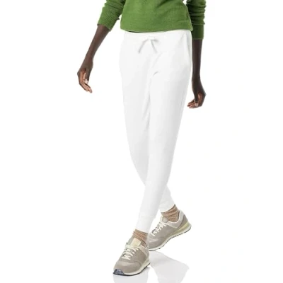 Abbildung von Amazon Essentials Damen Fleece Jogginghose (in Übergröße erhältlich), Weiß, XXL
