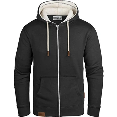 Abbildung von Grin&amp;Bear Herren Kapuzenjacke schwarz, XXL, GEC490
