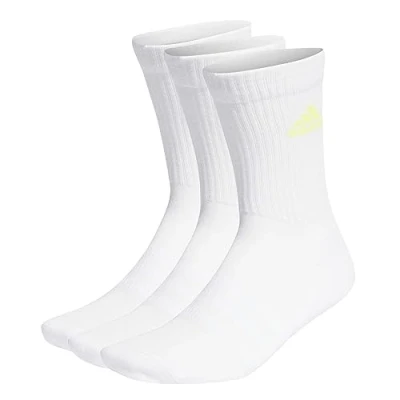 Abbildung von adidas, Cushioned, Socken (3 Paare), Weiß/Lucid Cyan/Lucid Lemon/Lucid Pink, Xxl, Unisex Adult