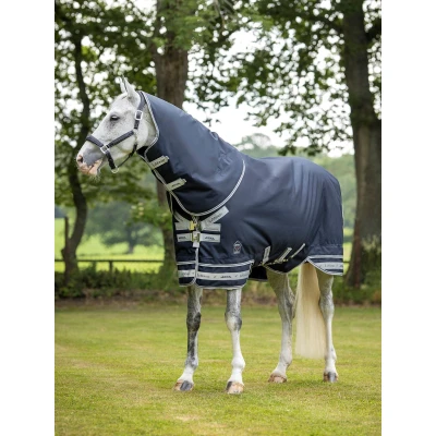 Abbildung von LeMieux Decke Arika Featherweight Turnout 0g Navy 140/192