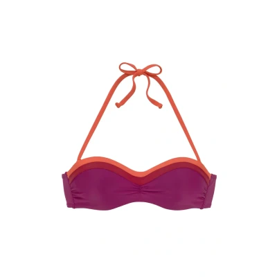 Abbildung von s.Oliver Bikinitop, Damen, Größe: 42xB, Berry orange