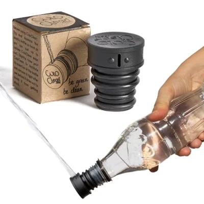 Abbildung von CuloClean Flaschenverschluss. Po dusche. Das diskreteste und kleinste mobile Reisebidet, für Periode, Intim Dusche, ersetzt Feuchttücher Dusch WC. Spart Papiersanft (1pcs Schwarz)