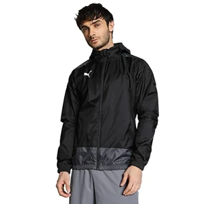 Abbildung von Puma Teamgoal 23 Regenjacke Herren / wasserabweisende Jacke, Herren, Größe: Small, Black/asphalt