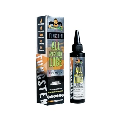 Abbildung von Tru Tension BananaSlip Allwetter Wolfram Schmiermittel für Fahrräder Fahrradketten , Kassetten und Antriebsstrangschmiermittel 50 ml