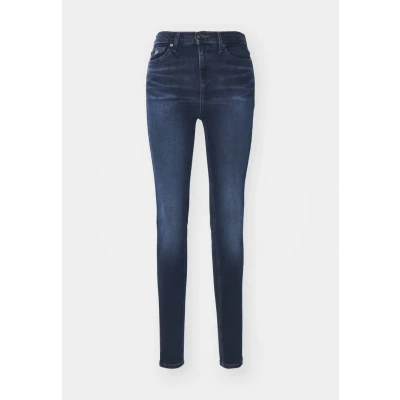 Abbildung von Tommy Jeans NORA Skinny Fit, Damen, Größe: 24x28, Denim dark