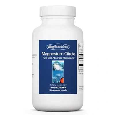 Abbildung von Allergy Research Group Magnesium Citrate, 180 Gemüsekapsel